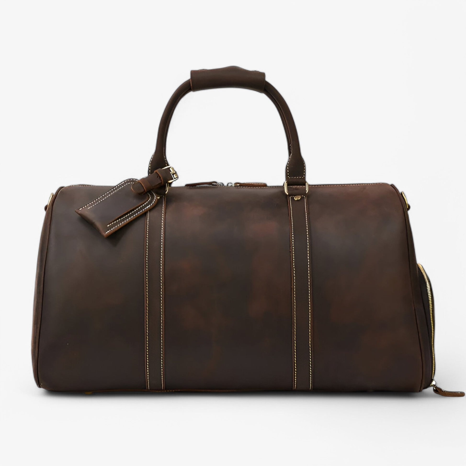 Borsa Da Viaggio Marrone Capiente Unisex — Cortina, immagine 2