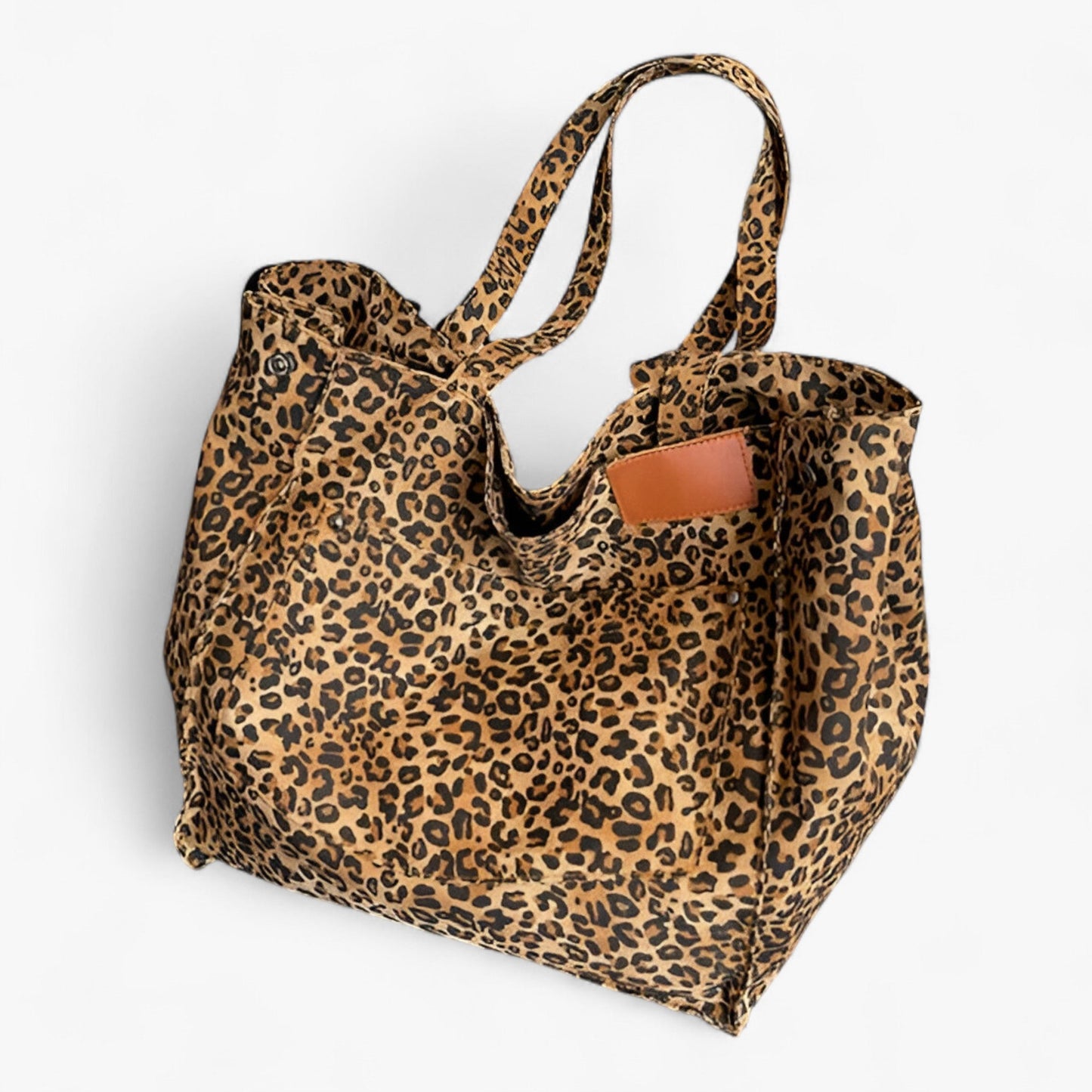 Borsa Tote Leopardata Ampia Donna — Natalie, immagine 1