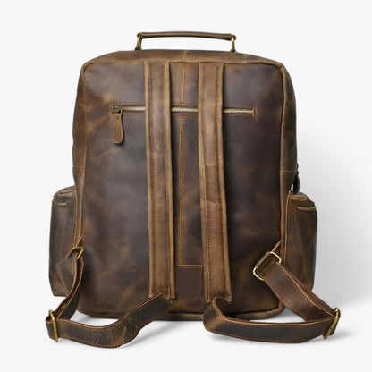 Zaino Marrone Multitasche Unisex — Viaggio, immagine 8