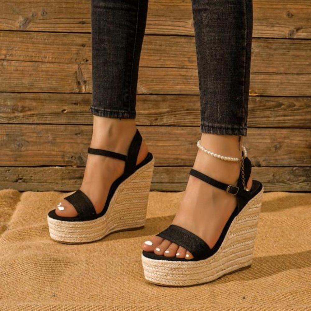 Capri Espadrille — Sandali Con Zeppa Da Donna, immagine 4