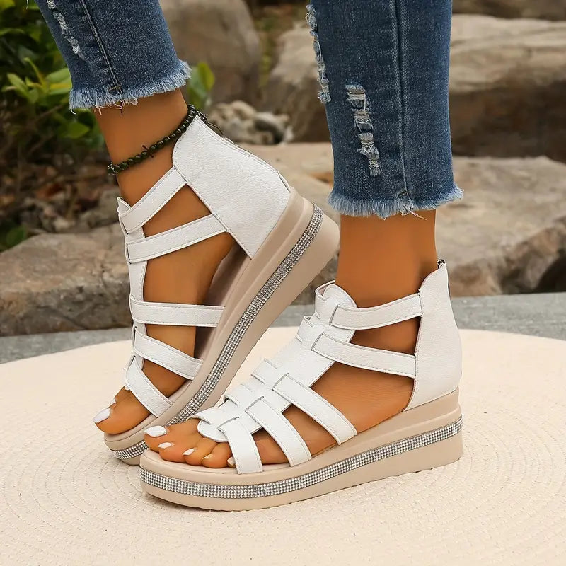 Capri — Sandali Gladiatore Da Donna, immagine 5