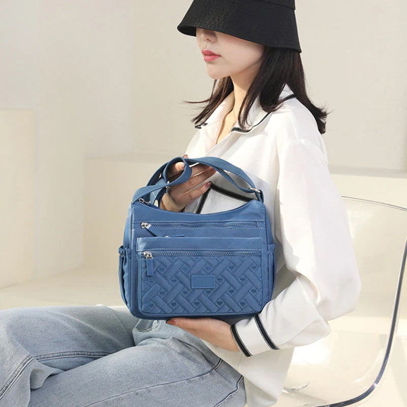 Borsa A Tracolla Multicolore Multitasche Donna — Salerno, immagine 4