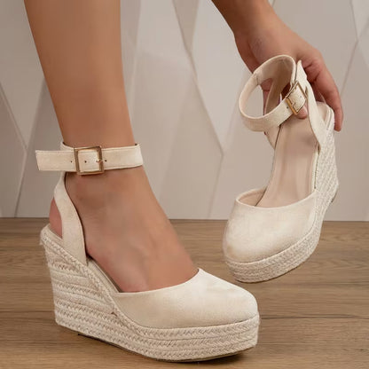 Barcelona — Sandali Con Zeppa Slingback Da Donna, immagine 4