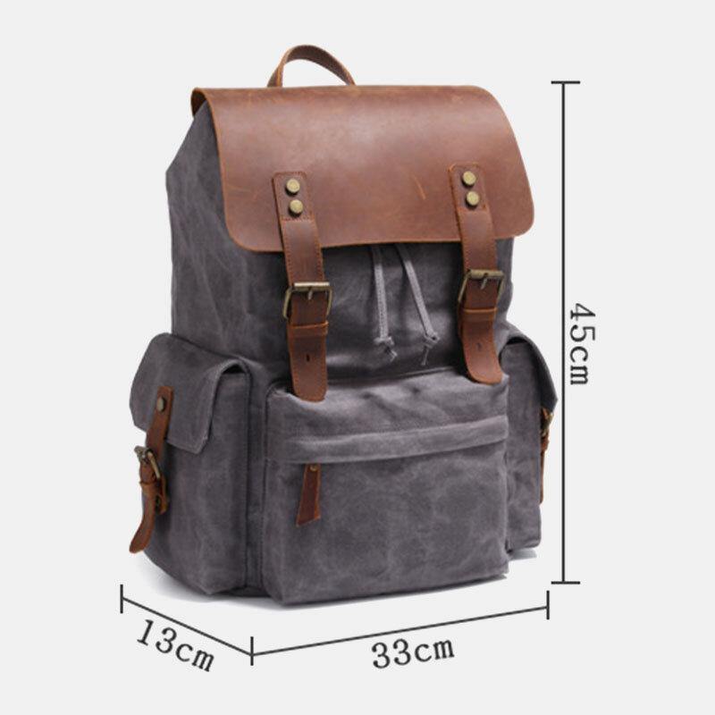 Zaino Multicolore Porta Laptop Da 15,6 Pollici Unisex — Canvas, immagine 8