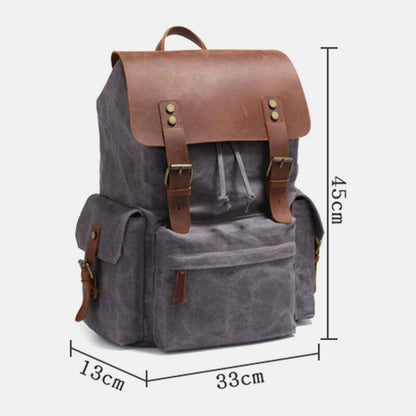 Zaino Multicolore Porta Laptop Da 15,6 Pollici Unisex — Canvas, immagine 8
