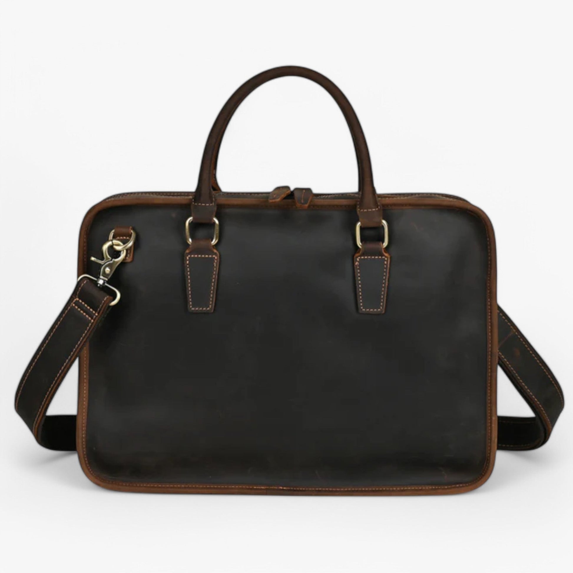 Borsa Portadocumenti Marrone Porta Laptop Donna — Susa, immagine 3