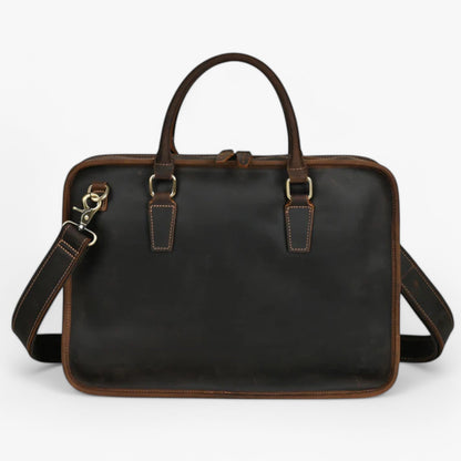 Borsa Portadocumenti Marrone Porta Laptop Donna — Susa, immagine 3