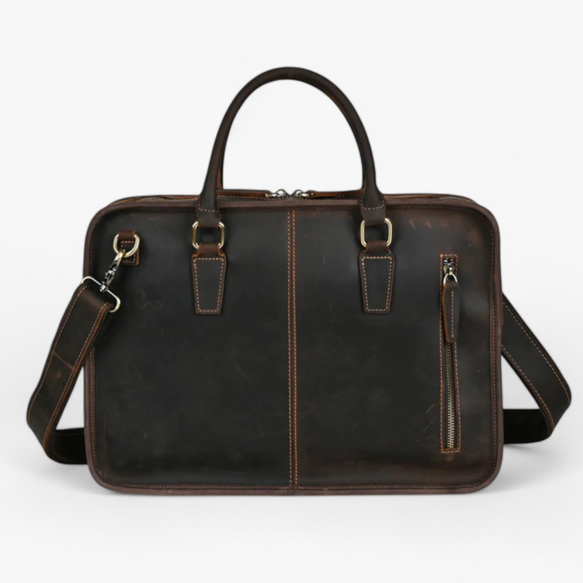 Borsa Portadocumenti Marrone Porta Laptop Donna — Susa, immagine 1