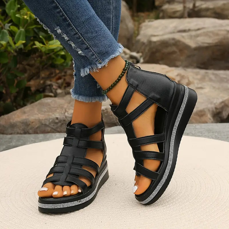 Capri — Sandali Gladiatore Da Donna, immagine 6