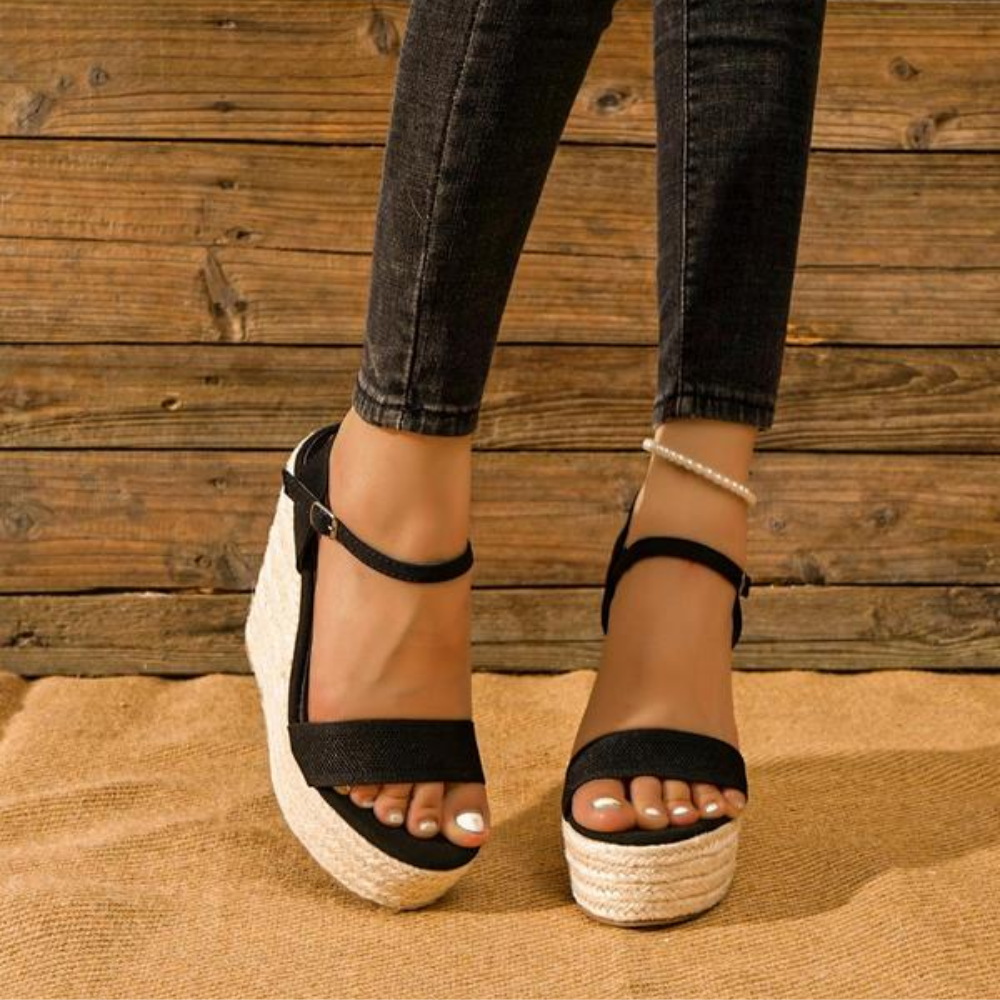 Capri Espadrille — Sandali Con Zeppa Da Donna, immagine 5