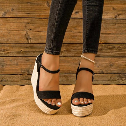 Capri Espadrille — Sandali Con Zeppa Da Donna, immagine 5