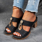 Bella — Sandali Mule Con Gioiello Da Donna, immagine 6