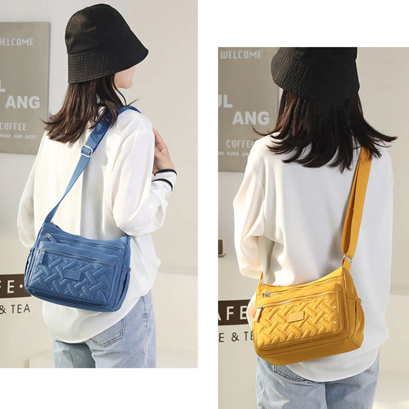 Borsa A Tracolla Multicolore Multitasche Donna — Salerno, immagine 6