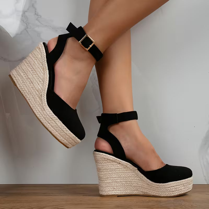 Barcelona — Sandali Con Zeppa Slingback Da Donna, immagine 6