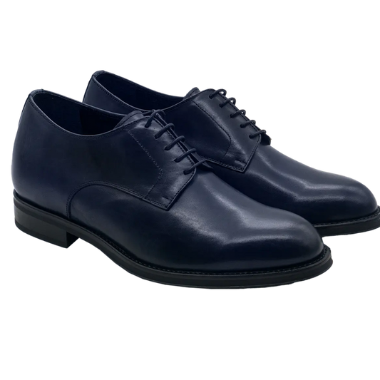 Maddalena — Scarpe Eleganti Blu Da Uomo, immagine 1