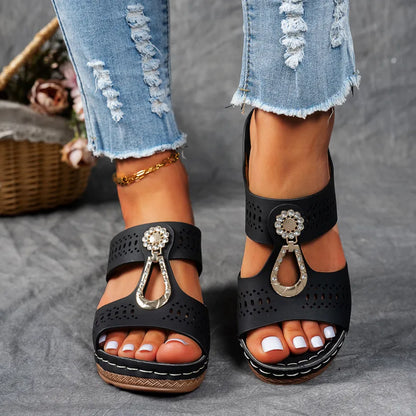 Bella — Sandali Mule Con Gioiello Da Donna, immagine 7