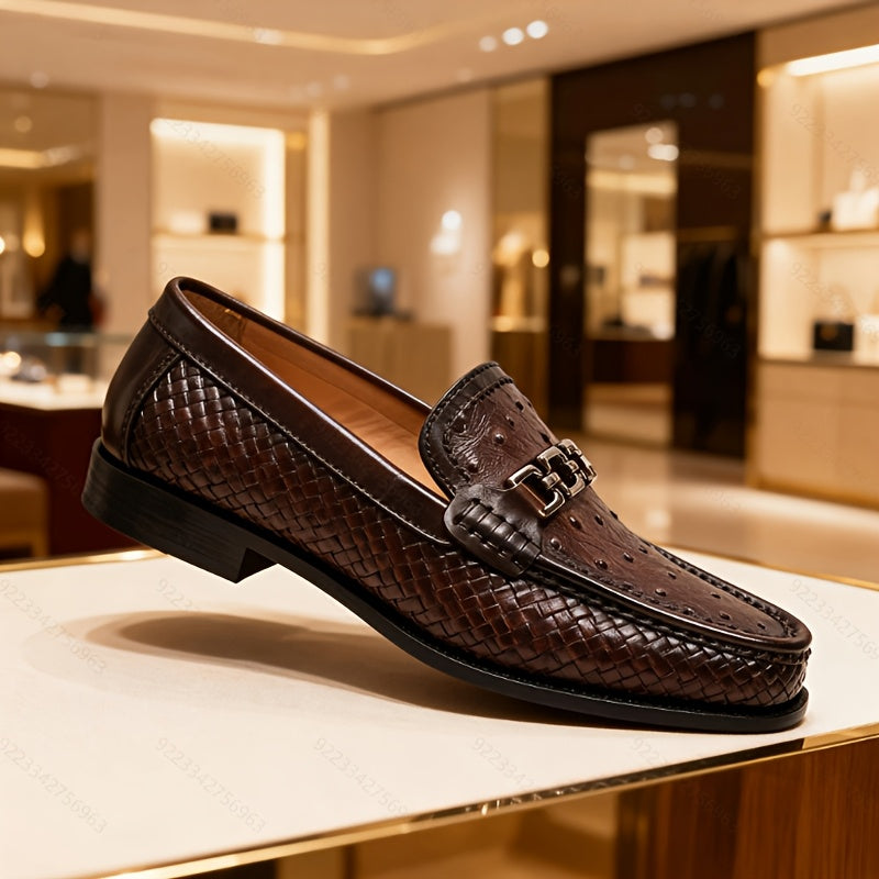 Amalfi | Woven Leather Loafer