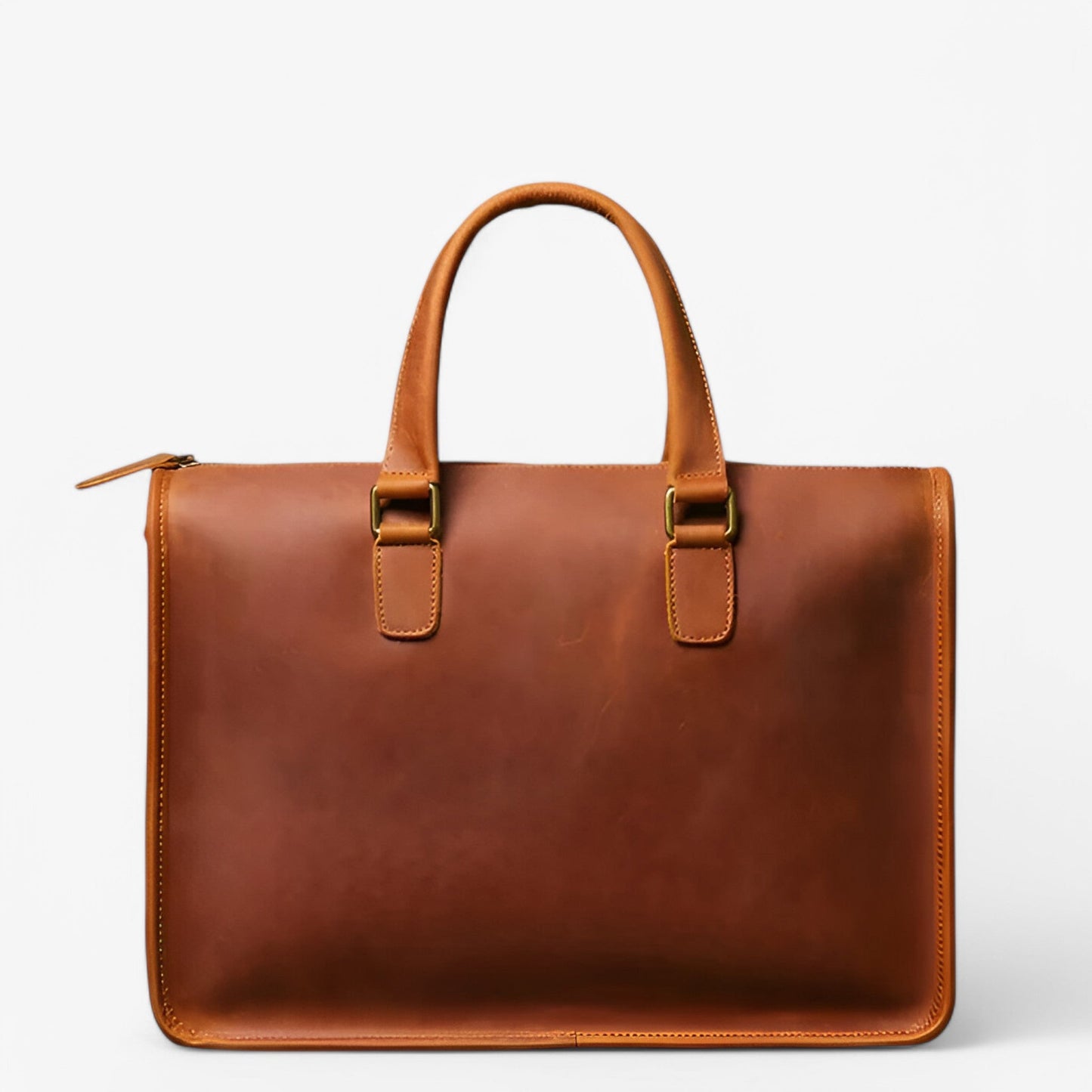 Borsa Portadocumenti Marrone Porta Laptop Unisex — Alba, immagine 1