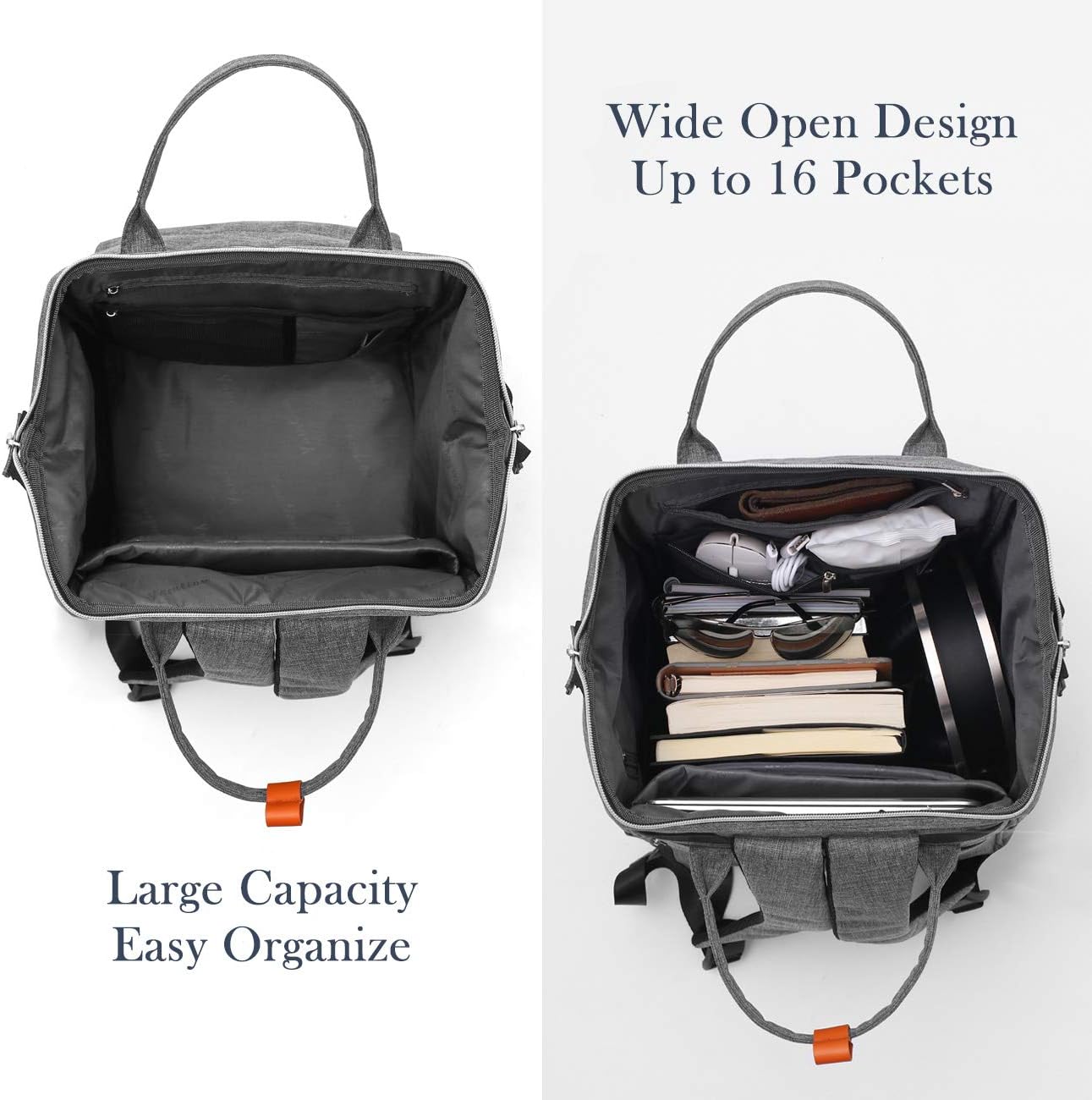 Zaino Multicolore Porta Laptop Da 15,6 Pollici Donna — Studio, immagine 2