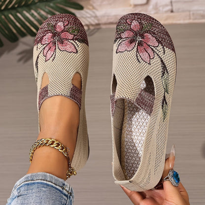 Ballerine Ergonomiche a Motivo Floreale da Donna — Rosalie