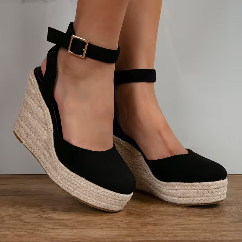 Barcelona — Sandali Con Zeppa Slingback Da Donna, immagine 7