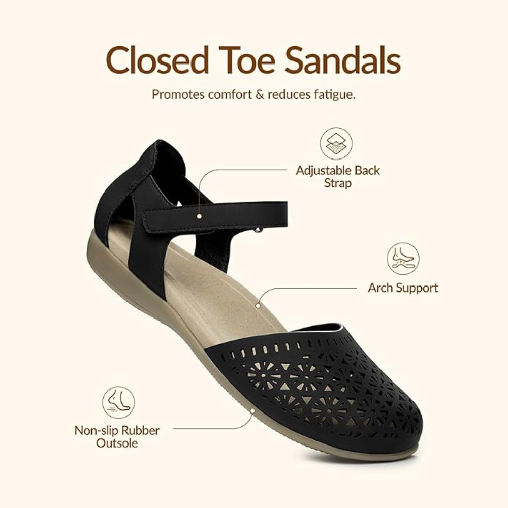 Flora Cutout Closed-Toe — Sandali Da Donna, immagine 2