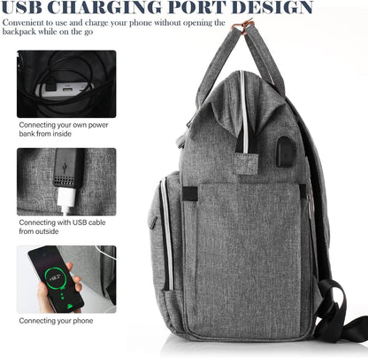 Zaino Multicolore Porta Laptop Da 15,6 Pollici Donna — Studio, immagine 4