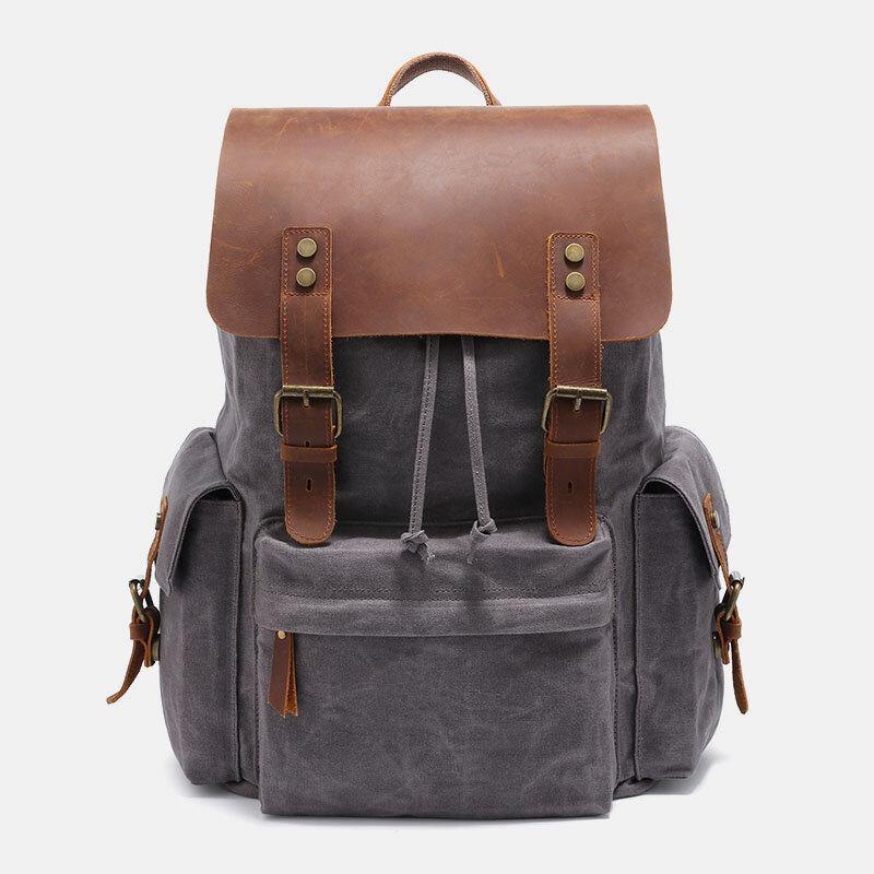 Zaino Multicolore Porta Laptop Da 15,6 Pollici Unisex — Canvas, immagine 2