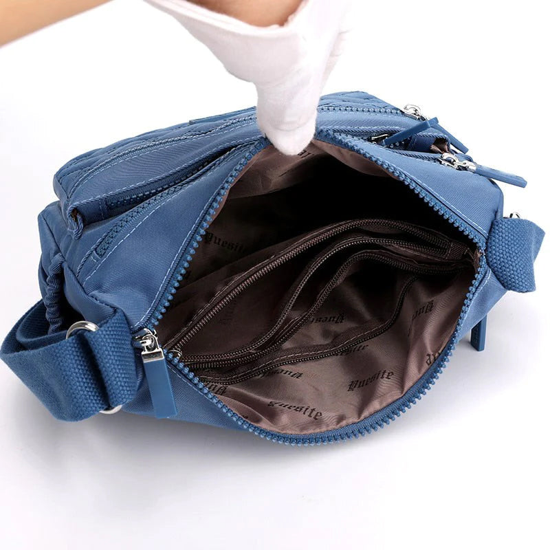 Borsa A Tracolla Multicolore Multitasche Donna — Salerno, immagine 8
