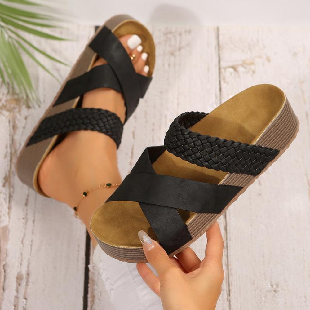 Cross Braided — Sandali Intrecciati Da Donna, immagine 8