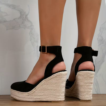 Barcelona — Sandali Con Zeppa Slingback Da Donna, immagine 8
