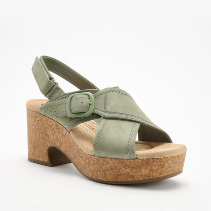 Nerisa Platform — Sandali Con Plateau Con Zeppa Da Donna, immagine 8