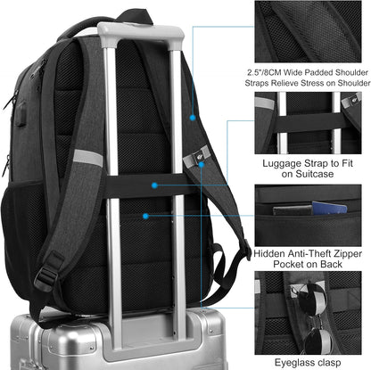 Zaino Multicolore Porta Laptop Da 17,3 Pollici Uomo — Roma, immagine 5