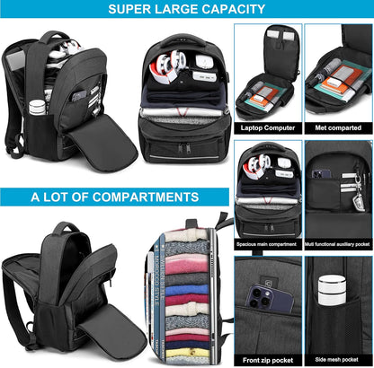 Zaino Multicolore Porta Laptop Da 17,3 Pollici Uomo — Roma, immagine 2