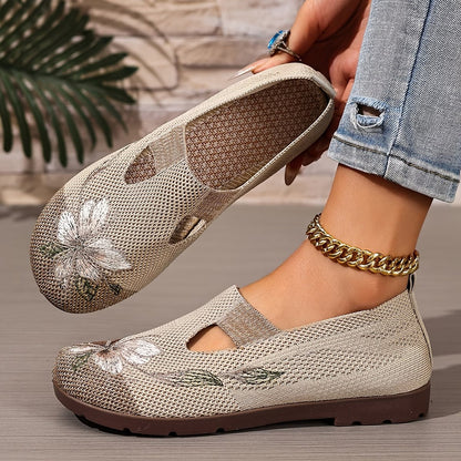 Ballerine Ergonomiche a Motivo Floreale da Donna — Rosalie