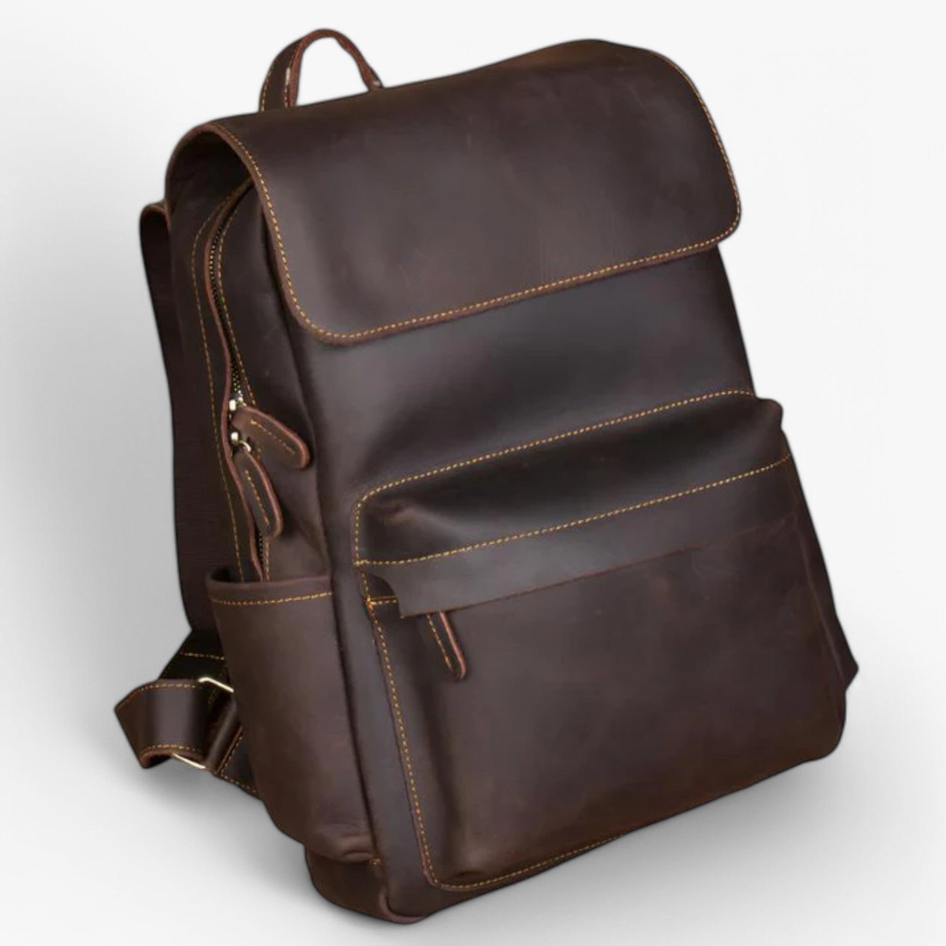 Zaino Marrone Multitasche Unisex — Urbano, immagine 2