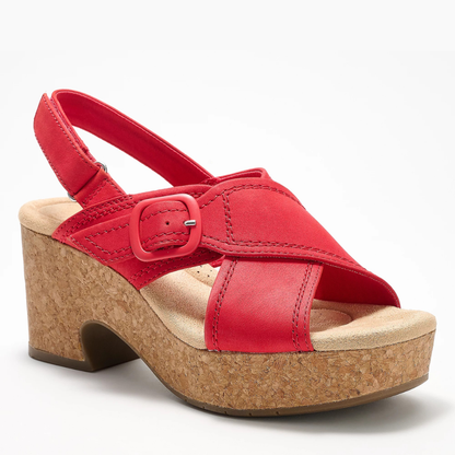 Nerisa Platform — Sandali Con Plateau Con Zeppa Da Donna, immagine 9