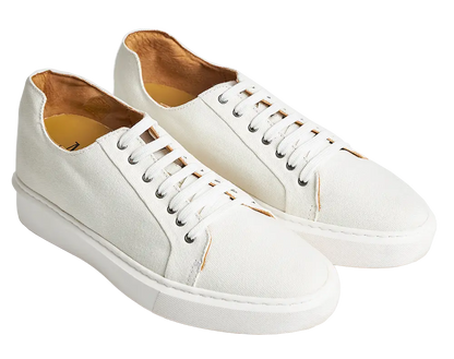 Amalfi — Sneakers Bianche Da Uomo, immagine 2