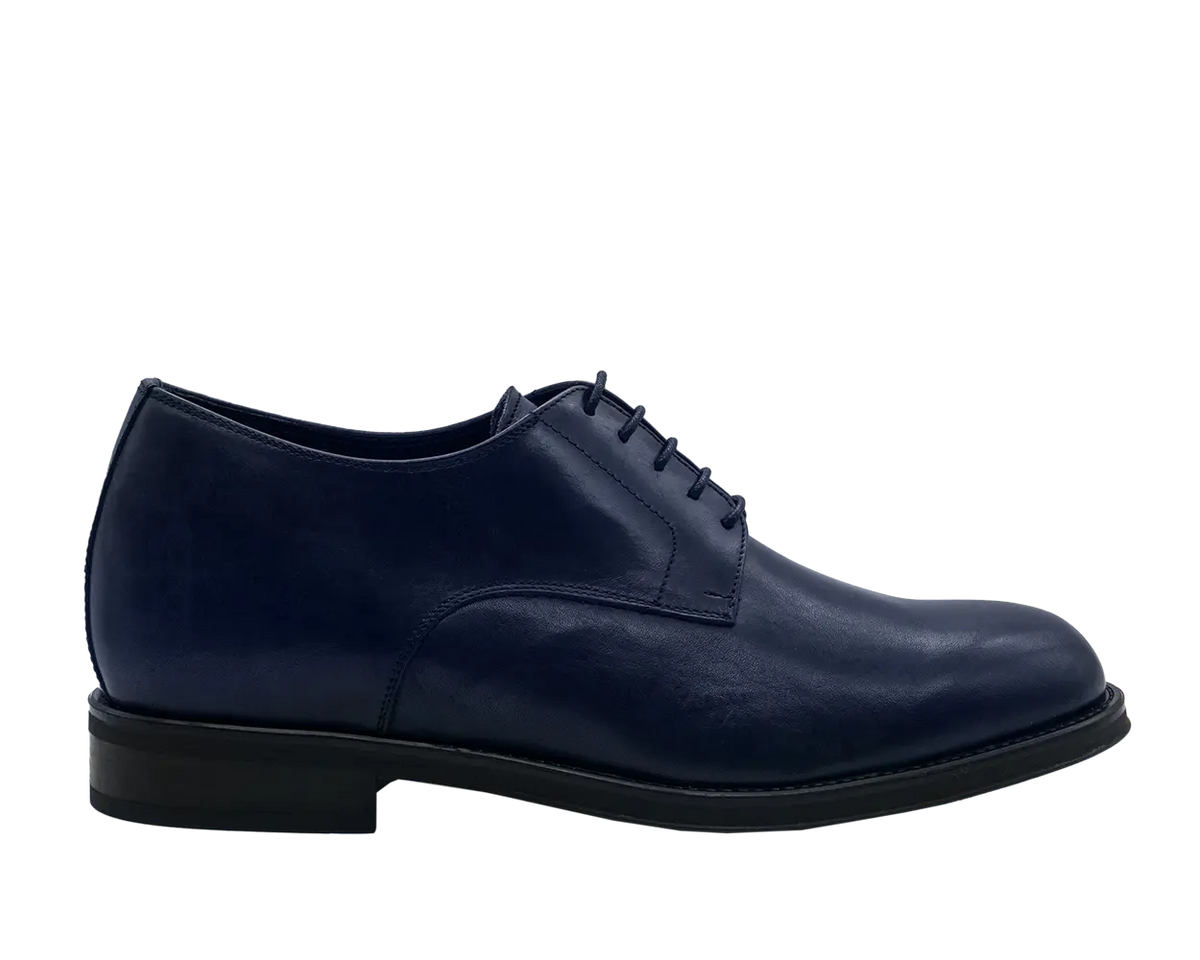 Maddalena — Scarpe Eleganti Blu Da Uomo, immagine 2