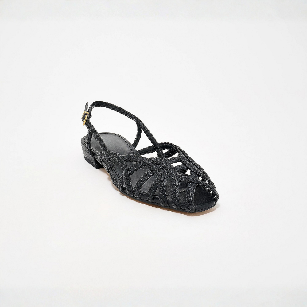 Aria — Sandali Slingback Intrecciati Da Donna, immagine 11