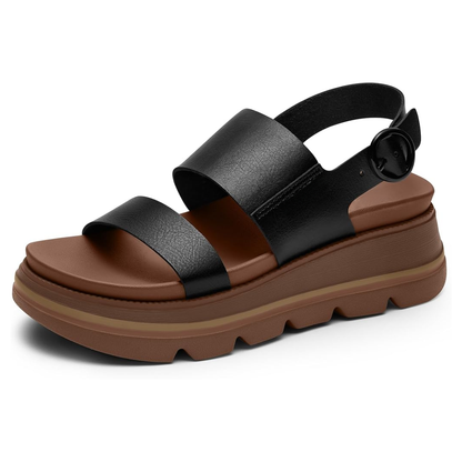 Terra — Sandali Platform Con Fibbia Da Donna, immagine 9