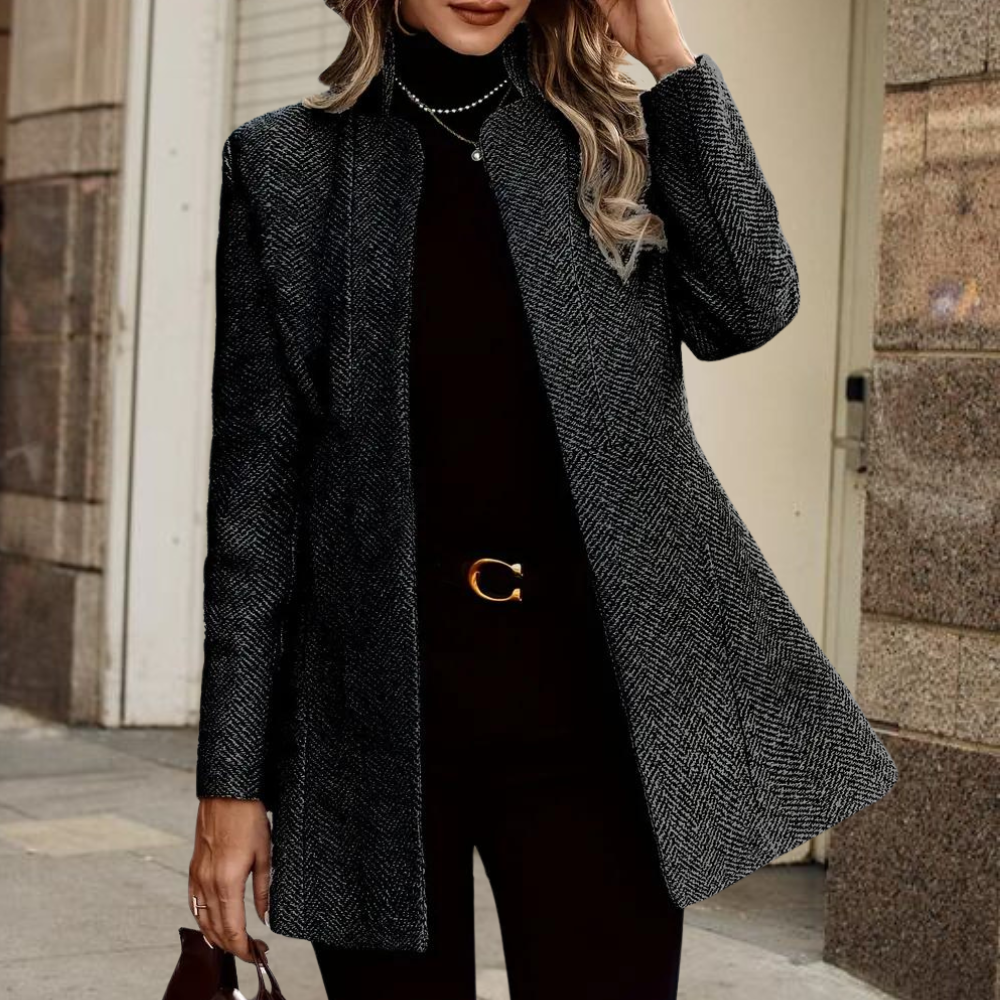 Blazer Donna | Collo Alto & Design Testurizzato Elegante