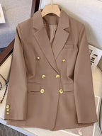 Blazer Donna | Doppiopetto & Bottoni Dorati Raffinati