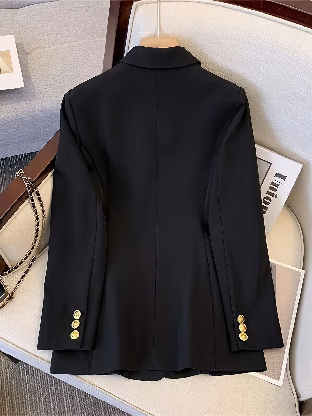 Blazer Donna | Doppiopetto & Bottoni Dorati Raffinati