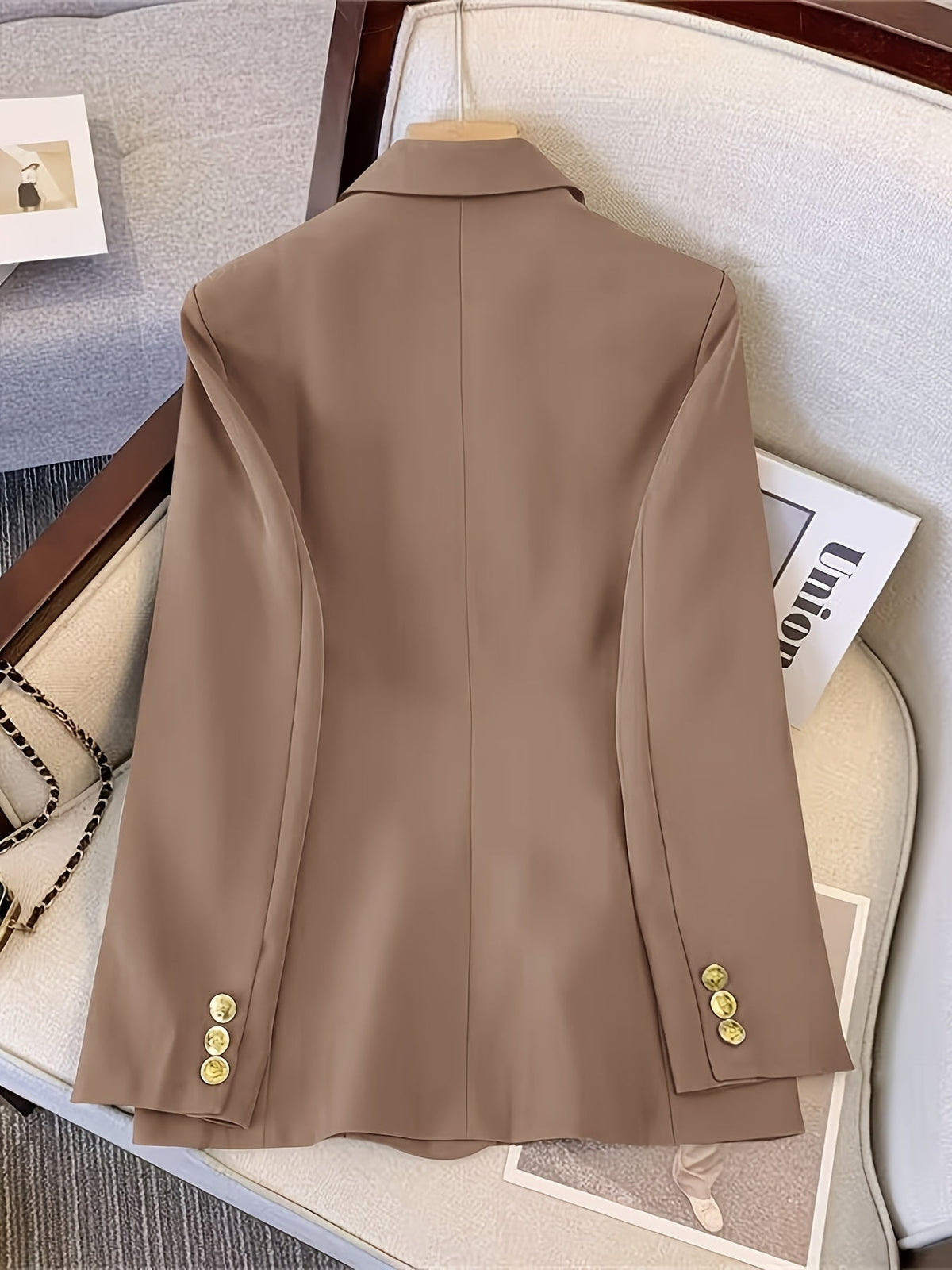 Blazer Donna | Doppiopetto & Bottoni Dorati Raffinati