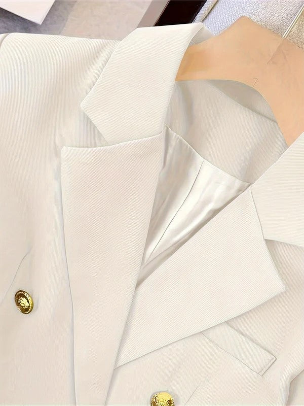 Blazer Donna | Doppiopetto & Bottoni Dorati Raffinati