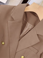 Blazer Donna | Doppiopetto & Bottoni Dorati Raffinati