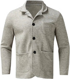 Blazer Uomo | Design Rilassato & Tasche Applicate