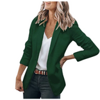 Blazer Da Ufficio Da Donna Aperto Con Revers Classici, immagine 13