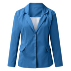 Blazer Da Ufficio Da Donna Aperto Con Revers Classici, immagine 10